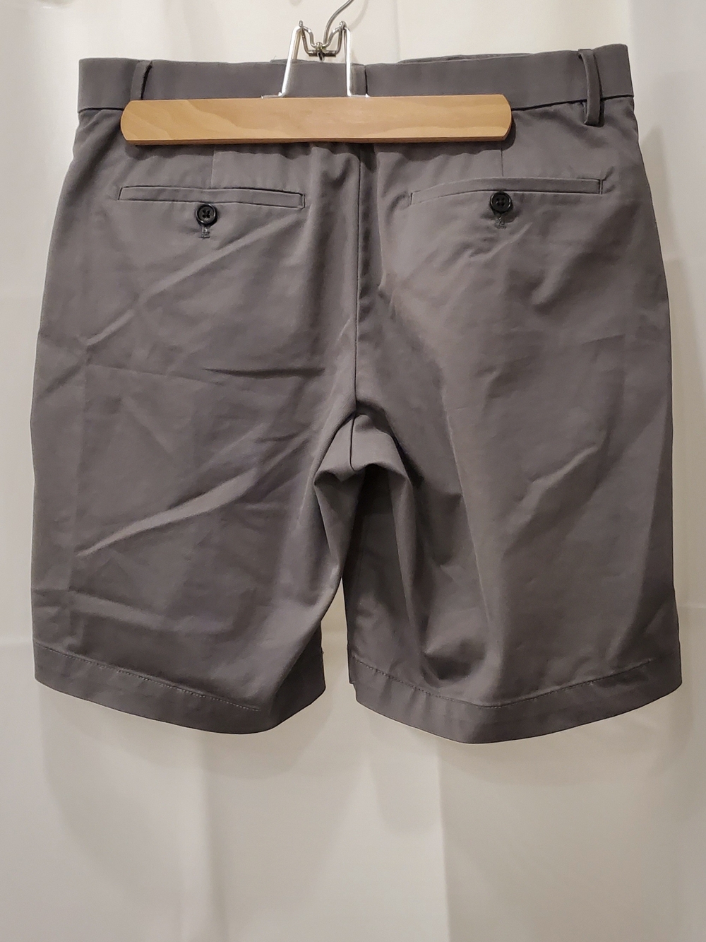 Banana Republic Gray Flat-Front Men's Shorts